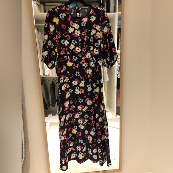 Floral print maxi dress fit and flare. ONLY by Vero Moda - Picture 1 of 4